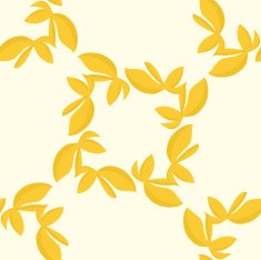 Golden Seamless Leaves Pattern