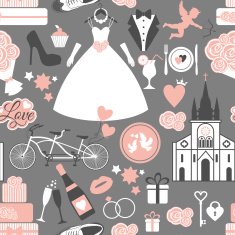 Wedding Seamless Pattern N6