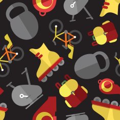 Sport and fitness pattern