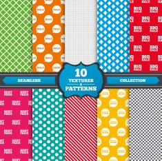 Sale icons Special offer speech bubbles symbols N6