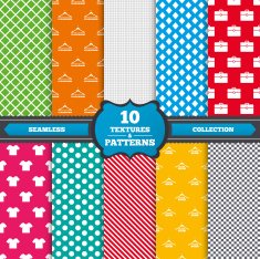 Cloakroom signs Hanger wardrobe icons
