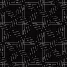 black and white geometric grid pattern