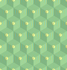vibrant colored hexagon pattern