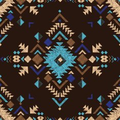hand drawn tribal seamless pattern N2