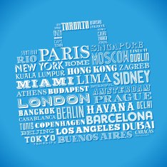 City names Bag Design N3