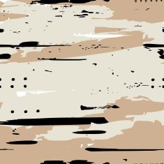 Chaotic lines and spots seamless pattern