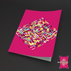 A4 Business Blank Abstract Vector Illustration N10