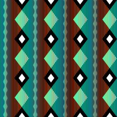 Geometric pattern with strikes