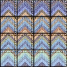 Patchwork of denim fabric N16