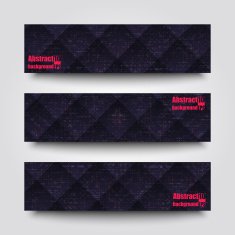 Set of banner templates with abstract background N28