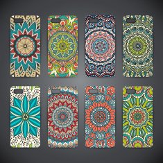 Phone case colorful floral pattern N2