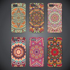 Phone case colorful floral pattern N3