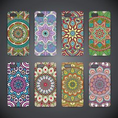 Phone case colorful floral pattern N4