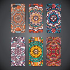 Phone case colorful floral pattern N7