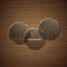 Vector modern brown wooden background