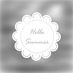 Light gray black tone with retro vintage style and isolate
