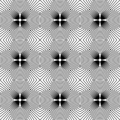 Black and white geometric seamless pattern N84