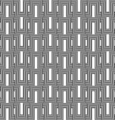 Black and white geometric seamless pattern N87