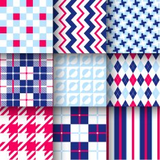Seamless backgrounds with pattern striped chess checkered N2