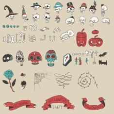 Big halloween elements set N2
