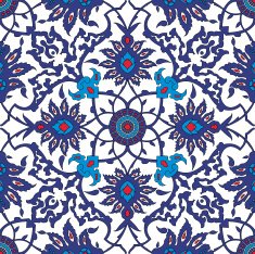 Arabesque seamless pattern N68