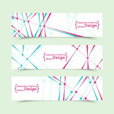 Abstract Banners Modern technology concept