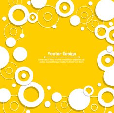 Clean Circles Design Background