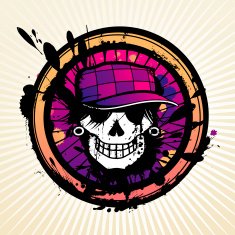 T-shirt vector skull