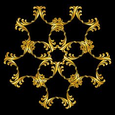 Floral Pattern N733