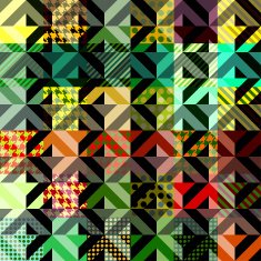 Abstract diagonal geometric pattern N11