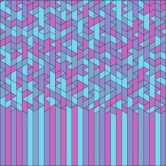 Abstract geometric background Mosaic Vector illustration N10