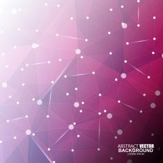 Abstract polygonal space background