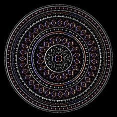 Silver mandala N10