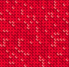 Square red mosaic disco party background