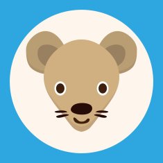 animal mouse cartoon theme elements N5