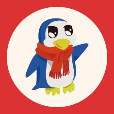 animal penguin cartoon theme elements N2