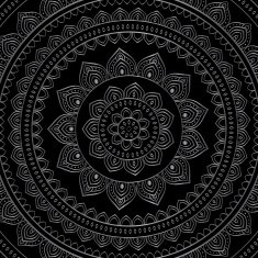 Silver mandala N11