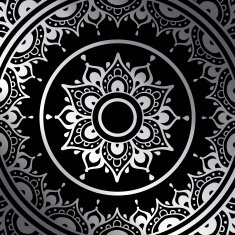 Silver mandala N12