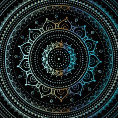 Silver mandala N14