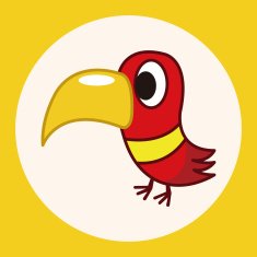 bird cartoon theme elements N10