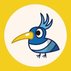 bird cartoon theme elements N12