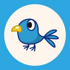 bird cartoon theme elements N17