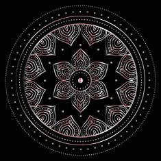 Silver mandala N16
