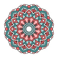 Mandala Ornamental round pattern N5