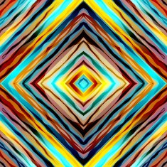 Abstract symmetric pattern with diagonal strikes