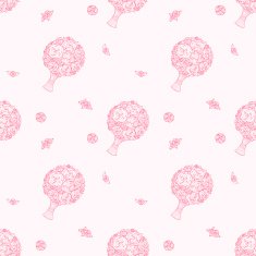 Vector seamless wedding background