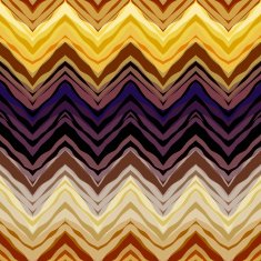 Chevron geometric yellow pattern
