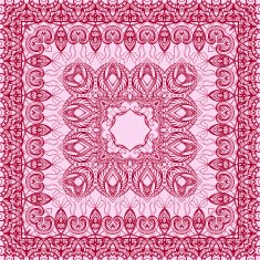 Square decorative ornament N2