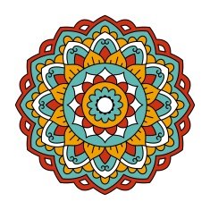 Mandala Ornamental round pattern N8