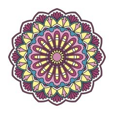 Mandala Ornamental round pattern N9
